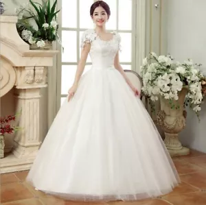 Edel Abendkleider Cocktailkleid Brautkleider Beaded Lang Spitze Kleider 34-52 - Bild 1 von 12