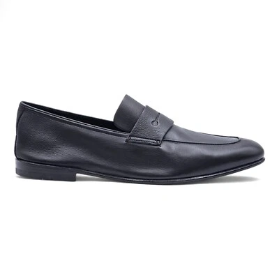 Zegna L'Asola Leather Penny Loafers - Dark Brown $1450 - Image 1 of 4