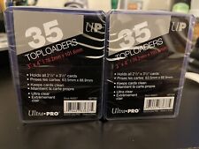 Ultra PRO Toploaders Protectors 3 x 4 inch Ultra Clear Cards - 35 Count (2-pack)