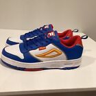 Men's Fila Heritage 95 Low Blue White Yellow Red Tennis Shoes Sample Size 9 New