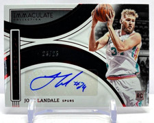 2021-22 Panini Immaculate Rookie Inaugural Ink #'d /25 Jock Landale Spurs