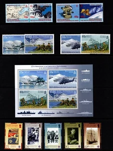 SOUTH GEORGIA  2007  YEAR SET - COMMEMORATIVES  3 SETS + 1  MINISHEET  MNH - Picture 1 of 1