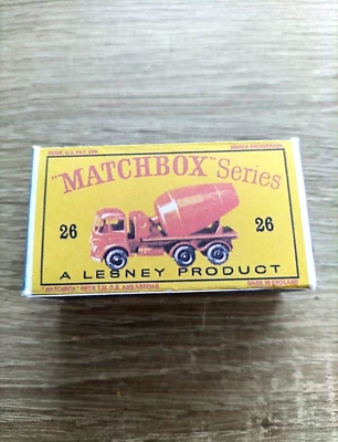 Camión de cemento Matchbox ruedas regulares nº26 - solo réplica/copia Foto 1 de 3