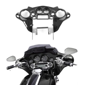 Vivid Black Double DIN Inner Batwing Fairing for Harley Touring 1998 -2012 2013 - Picture 1 of 6