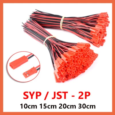 JST Mini Stecker 10/15/20/30cm Kabel 2 polig JST 2,54mm JST SYP Stecker Buchse