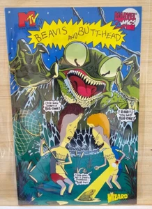 1995 WIZARD MINI MTV Marvel Comics Beavis And Butt-Head NM HIGH GRADE - Picture 1 of 2