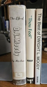 D.L. Moody 3 Books! 1.Biography, 2. The Best of D.L. Moody and 3. "Thou Fool". - Bild 1 von 1