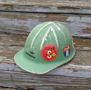 VTG Green Aluminum McDonald T Cap Standard Hard Hat Stickers Mine Safety App. - Picture 1 of 14