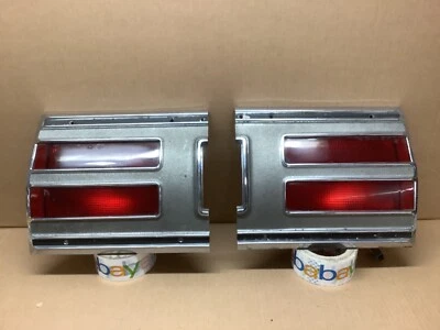 1972 1973 Chrysler Town & Country Wagon MoPar INNER TAIL LAMP BEZEL SET LH RH - Image 1 of 4