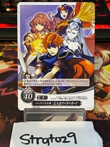 Fire Emblem 0 Cipher - JP - Tarjeta marcadora - Roy Celica Eir Sanaki - PBM-008 - Casi nuevo - Imagen 1 de 2