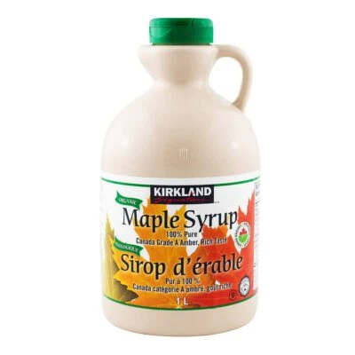 Kirkland Signature 100% Maple Syrup, Dark Amber, 33.8 fl. oz. - Image 1 of 4