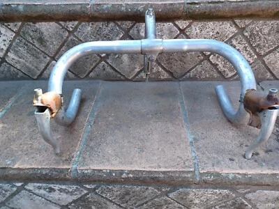 Vintage Manubrio Anni 50 Ambrosio Champion/Garavaglia Balilla L'Eroica Colnago - Immagine 1 di 4