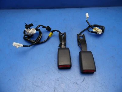 05-10 Scion TC OEM front seat belt buckles receivers latches x2 black - Image 1 of 4