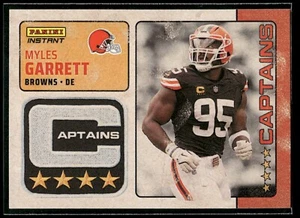 2024 Panini Instant NFL Myles Garrett CAPTAINS 1/351 SP Cleveland Browns #CAP-8 - Bild 1 von 2