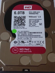 WD60EFRX-68L0BN1 DCM: TJ NOV 2015 bis JUL 2017 Western Digital WD Red 6TB - Bild 1 von 7