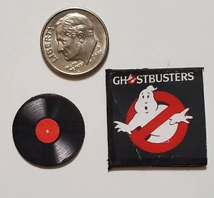 Puppenhaus Miniatur Schallplatte Album 1" 1/12 Halloween Monster High Ghostbusters  - Bild 1 von 11