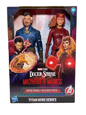 Marvel DOCTOR EXTRAÑO Y ESCARLATA BRUJA 12" Titan Hero Serie 2 PACK Figuras 2022 Foto 1 de 4