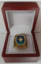 Kirk Gibson - 1988 Los Angeles Dodgers World Series Ring With Wooden Display Box