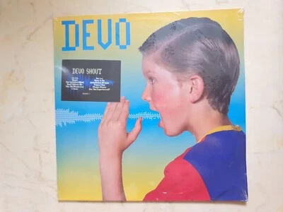 DEVO Shout *1984 VINYLE ALLEMAND + AUTOCOLLANT HYPE *MINT *SCELLÉ* - Photo 1/3
