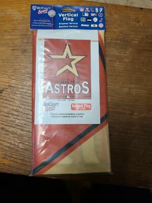 HOUSTON ASTROS VERTICAL FLAG 27"X37" - Image 1 of 4