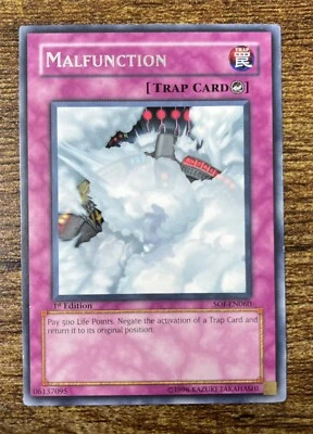 Malfunction (UTR) - Shadow of Infinity Ultimate Rare Unlimited #SOI-EN060 1996 - Image 1 of 4