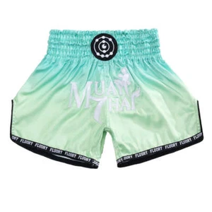 Fluory Fade Muay Thai Shorts Green - Picture 1 of 7