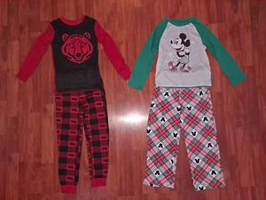 Jungen Disney Mickey Mouse Bären Hosen Nachtwäsche Pyjama Set Größe 6 Paket - Bild 1 von 1