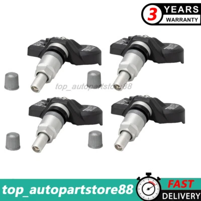 4X 5Q0907275B TPMS Tire Pressure Sensor For VW Volkswagen Touareg 2015-17 433MHz - Image 1 of 4