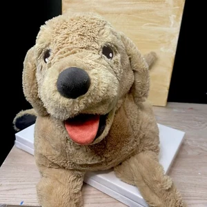 IKEA Gosig Golden Retriever Stuffed Plush Dog Soft Eyes 27” Large Jumbo Stuffy - Picture 1 of 13