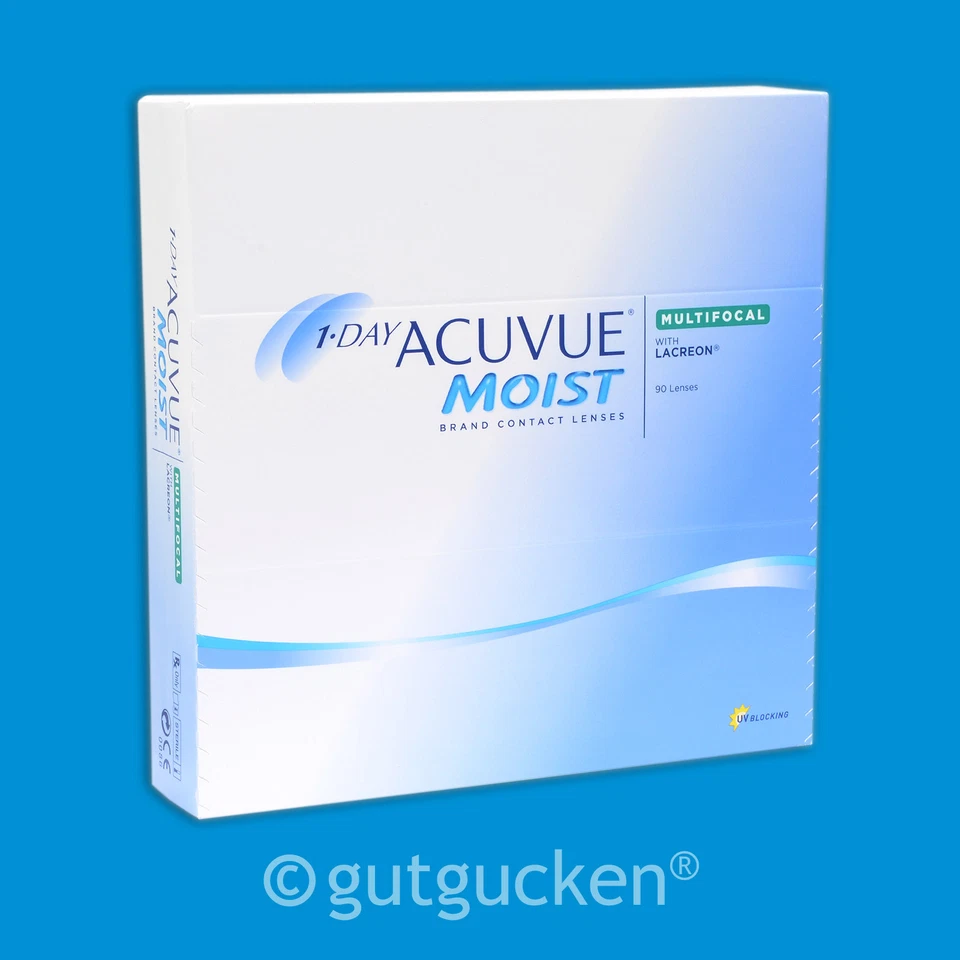 1-Day Acuvue Moist Multifocal 1 x 90 multifokale Kontaktlinsen Tageslinsen - Bild 1 von 1