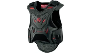 🔥 ALL SIZES! BLACK/RED Icon Field Armor Stryker Motorcycle Vest ALL SIZES!!🔥 - Picture 1 of 4