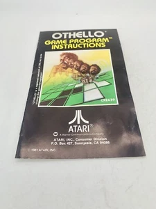 Vintage Atari 2600 Othello NUR Handbuch - Bild 1 von 2