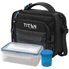 Arctic Zone Titan Deep Freeze Expandable Lunch Pack With 2x Ice Packs 6 Hours
