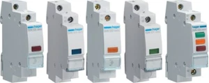 Detector de luz LED Hager luz de señal control de fase 230V AC verde rojo azul - Imagen 1 de 9