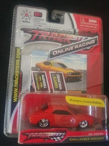 Trackster ' 06 Dodge Challenger Concept Red Car 1: 64 Scale LE 010 Online Racer - Picture 1 of 5
