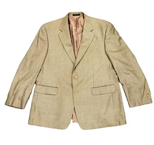 Abrigo deportivo Lauren Ralph Lauren pata de gallo 2 botones para hombre 44R - Imagen 1 de 7