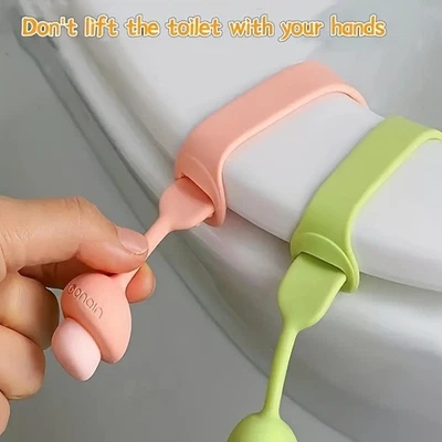 Fácil de usar antiderrapante à prova d'água útil conveniente conjunto de elevação de assento sanitário 4 peças - Imagem 1 de 4