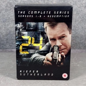 24 The Complete Series 1-8 + Redemption DVD Box Set - Seasons 1-8 Action Drama - Foto 1 di 4