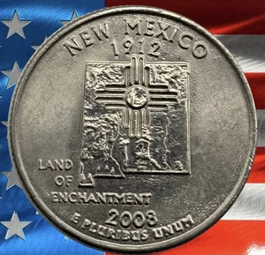 2008 D New Mexico State Quarter Circulated US Mint Collectible π²π½ - Picture 1 of 3