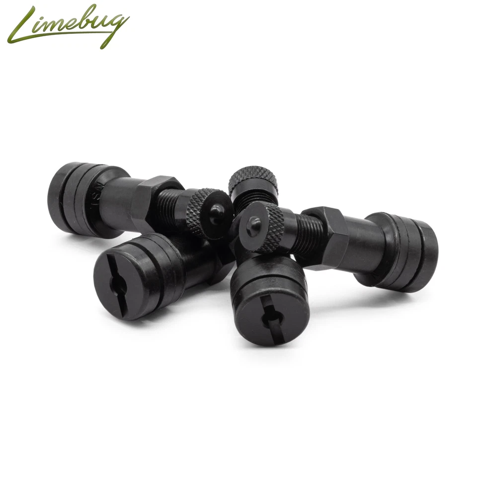 Classic Black Bolt-in Wheel Tyre Valve Set (8.3mm) VW - Image 1 of 1