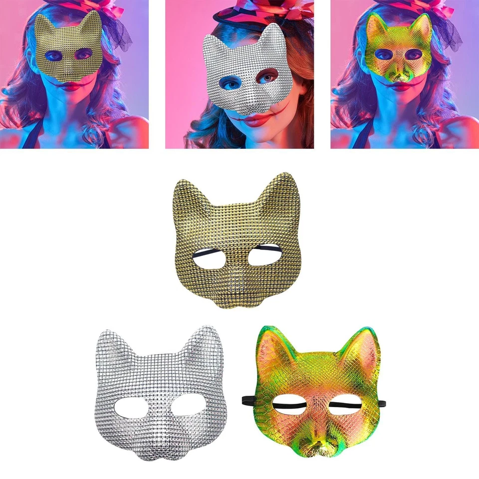 Maschera da volpe Fotografia Prop Travestimento Mezza faccia per festa - Immagine 1 di 1