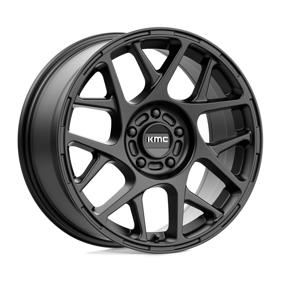 Rueda 17x8 KMC KM708 BULLY negro satinado 5x110 (38 mm) Foto 1 de 4