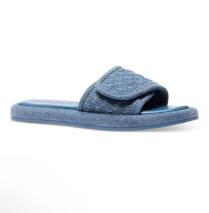 Nuevo Auténtico Mujer MK Jean Sandalias Planas Michael Kors Zapatos Zapatillas 6-7 - Imagen 1 de 3