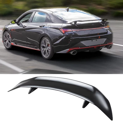 For Hyundai Elantra M Glossy Black 46" Car Rear Trunk Spoiler Lip Wing Racing - Image 1 of 4