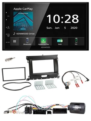 Kenwood Bluetooth Lenkrad DAB USB 2DIN Autoradio für Ford Ranger XL ab 02/2016 - Bild 1 von 4