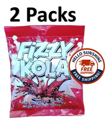 2 Packs Fizzy Kola Candy Cola Flavour 120g Each | Fizzy Sweets | Fun Snack Treat - Image 1 of 4
