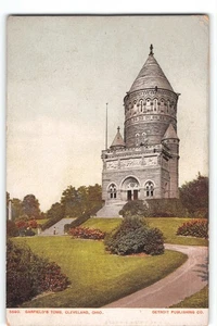 Postcard Garfield's Tomb Cleveland Ohio c1910 Detroit Publishing Floral Lawn - Picture 1 of 2