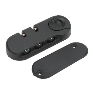 Gepäckschloss 3 Digits Lock Catch Kunststoff Schwarzer Koffer Passwort Siche CU - Bild 1 von 22
