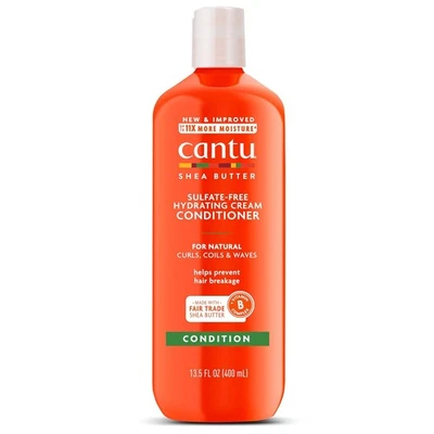 Crema acondicionadora hidratante Cantu con manteca de karité para cabello natural, 13,5 fl oz Foto 1 de 2