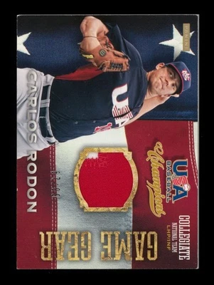 2013 Panini Team USA Champions: # 41 Carlos Rodon Relic /99 RC EX-EXMINT - Image 1 of 2